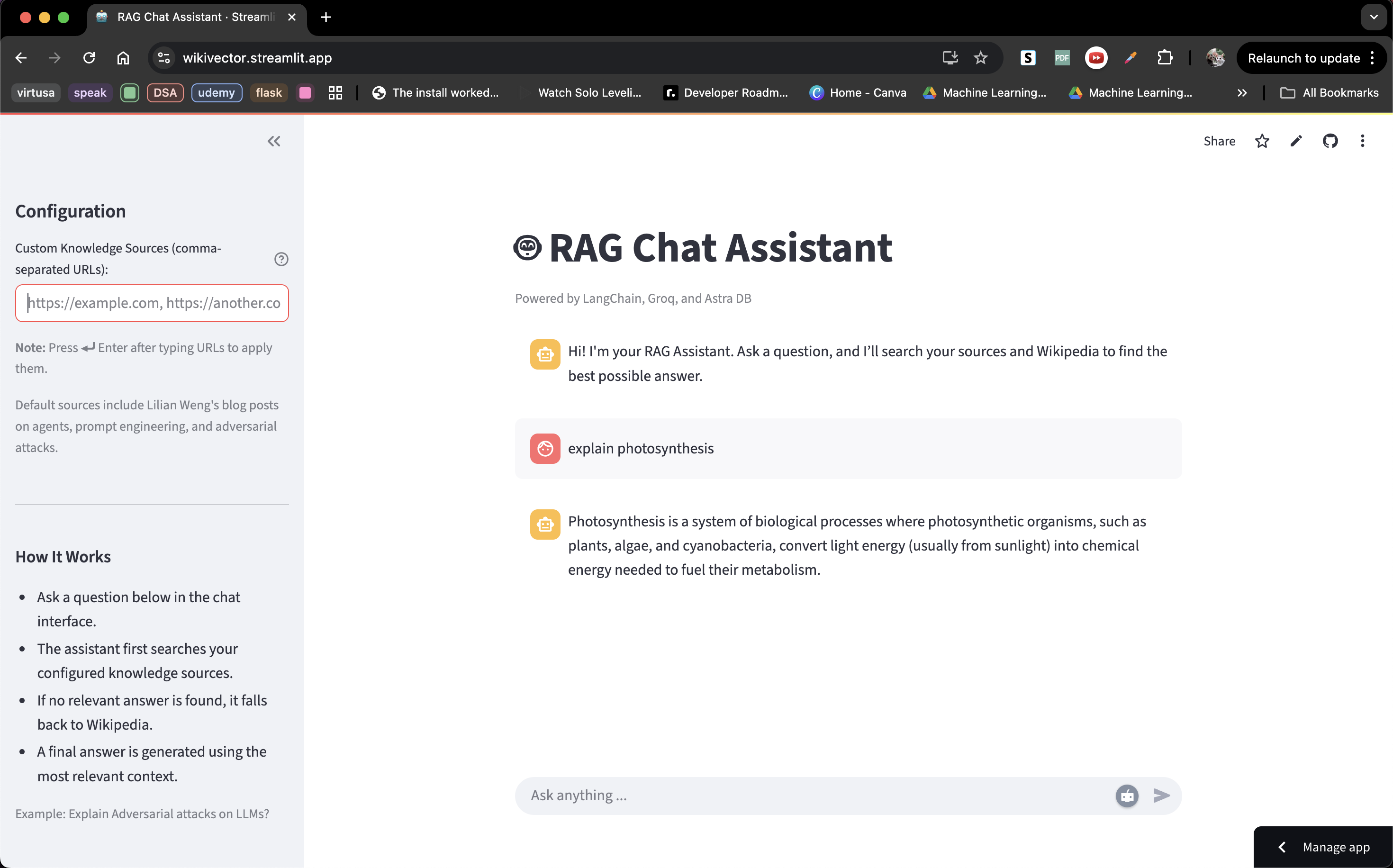 Multi-AI RAG Chat Assistant Project